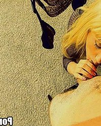 Милаха дрочила на качелях, а потом взяла за щеку 1 фотография
